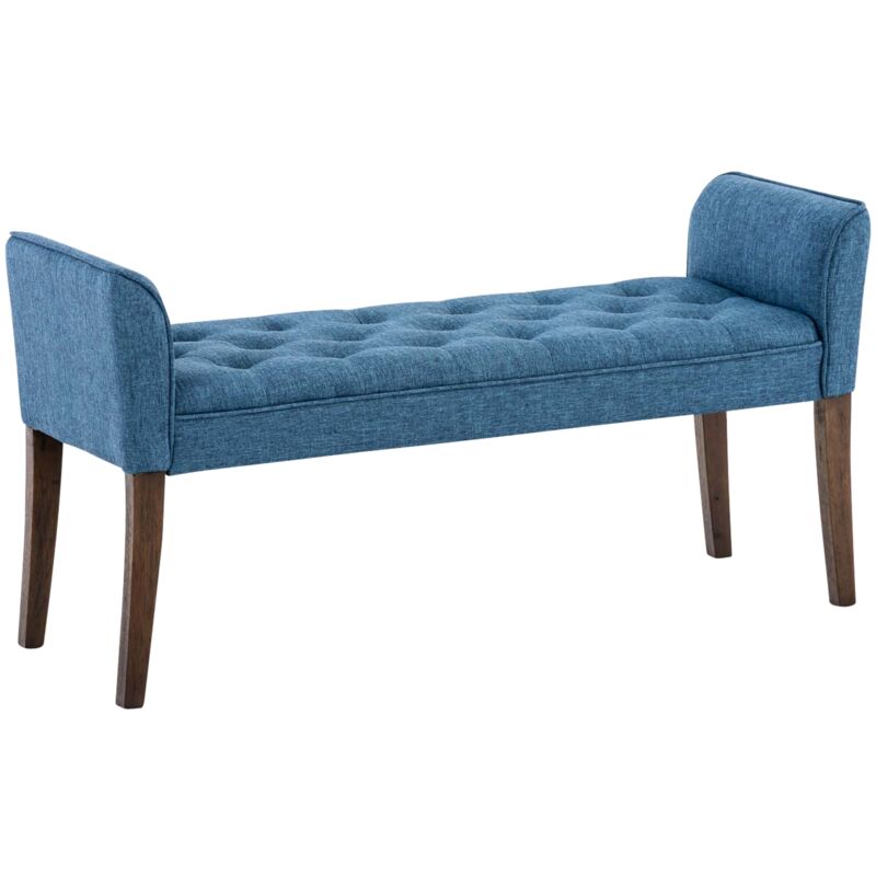 

Chaise Longue Cleopatra Tapizado en Tela Azul Antigüo oscuro