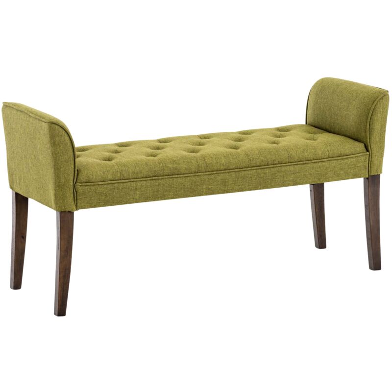 

Chaise Longue Cleopatra Tapizado en Tela Verde Antigüo oscuro