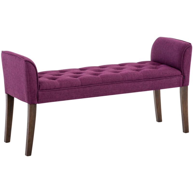 

Chaise Longue Cleopatra Tapizado en Tela Lila Antigüo oscuro