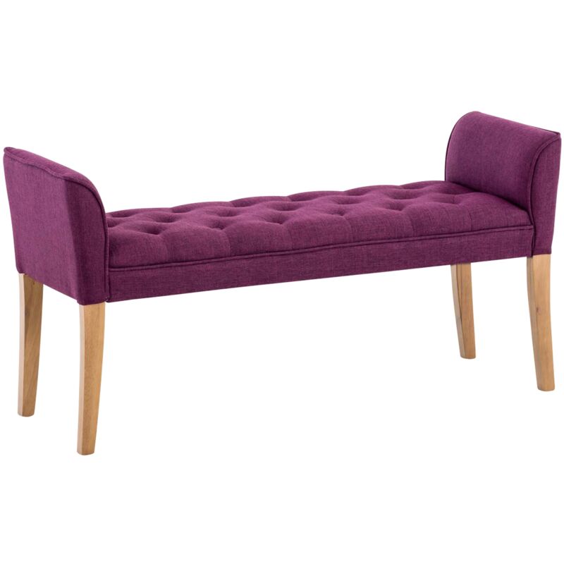 

Chaise Longue Cleopatra Tapizado en Tela Lila Antigüo claro