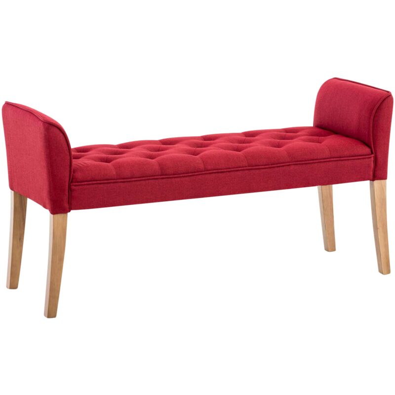 

CLP - Chaise Longue Cleopatra Tapizado en Tela Rojo Antigüo claro