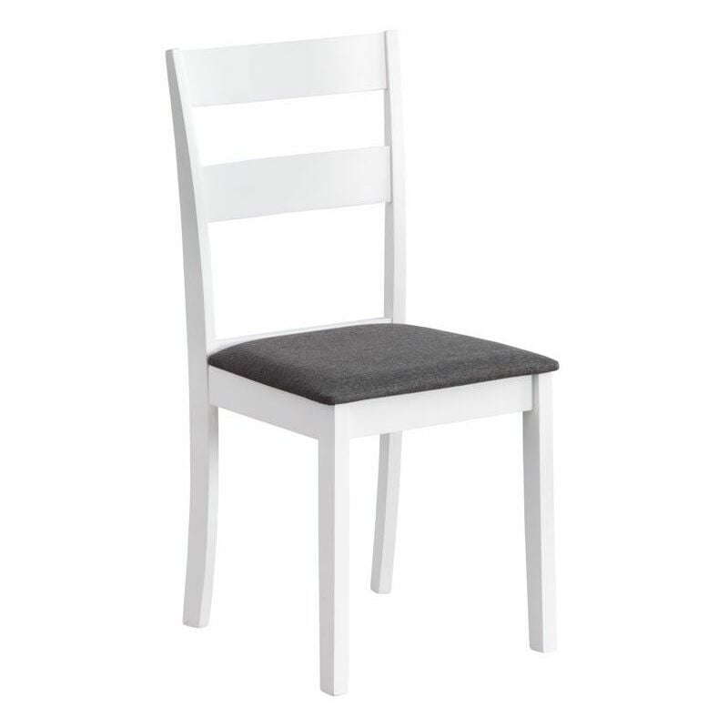 Fanmuebles - Chaise longue Dallas en bois laqué blanc 40 cm (largeur) x 89 cm (hauteur) x 45,5 cm (profondeur)