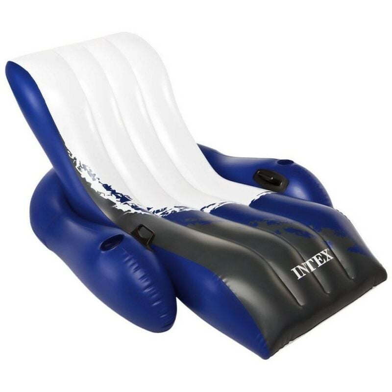 Intex - Chaise longue de piscine Lux - Bleu