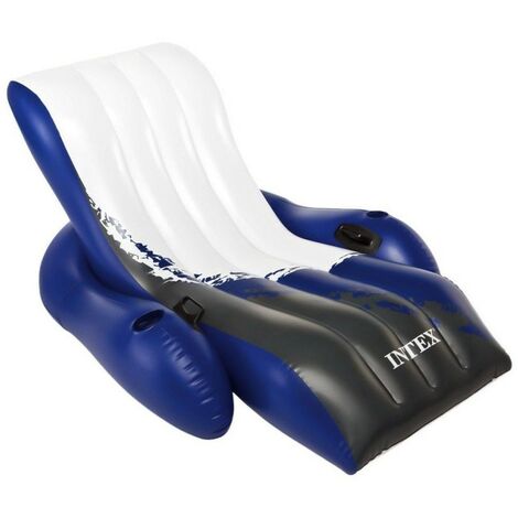 Chaise longue de piscine Lux - Bleu