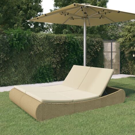 Chaise longue LooMar - Jardin - Extérieur - avec coussin - Chaise