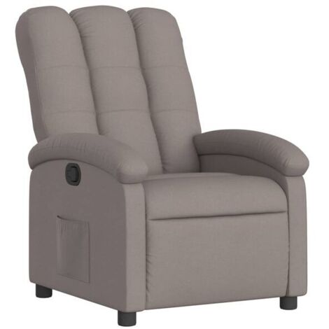 Chaise longue en tissu gris taupe – Confortable, design moderne, idéale pour salon ou chambre