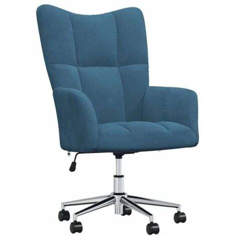 Chaise longue en velours bleu marine – Canapé lit design contemporain, dossier inclinable et repose-pieds rétractable, pour salon ou chambre