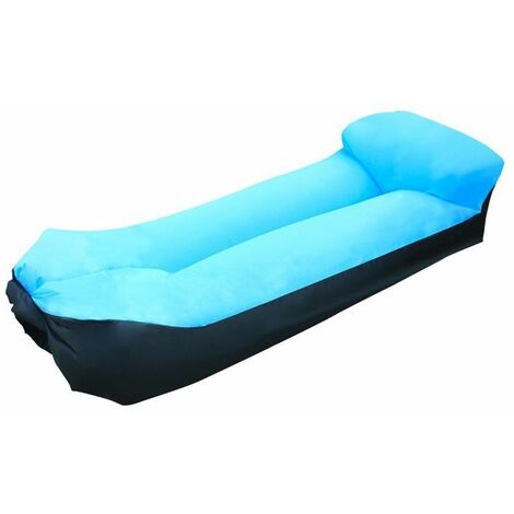 Chaise longue gonflable confortable – Chaise gonflable portable et canapé confortable étanche – Tissu en nylon indéchirable robuste, canapé gonflable pour tout événement lors de l'utilisation de cette