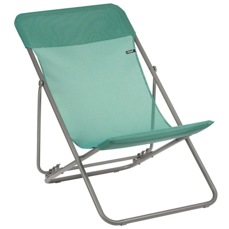 Lafuma Mobilier - Transat de jardin pliable maxi transat -
