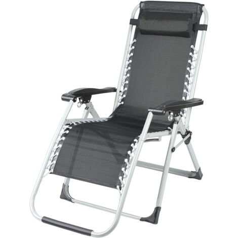 Chaise longue pliable Chaise de jardin Dossier réglable