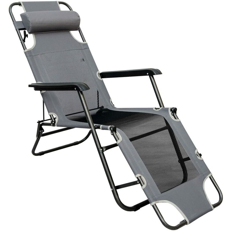  Chaise  Longue  Pliable pour camping et jardin  Transat 