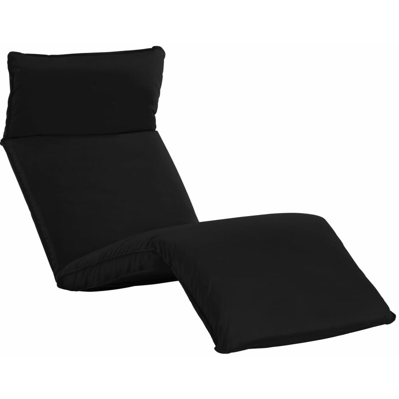 Vidaxl - Chaise longue pliable Tissu Oxford Noir