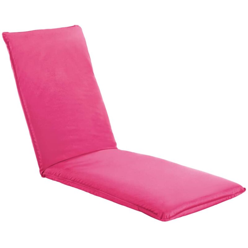 Vidaxl - Chaise longue pliable Tissu Oxford Rose