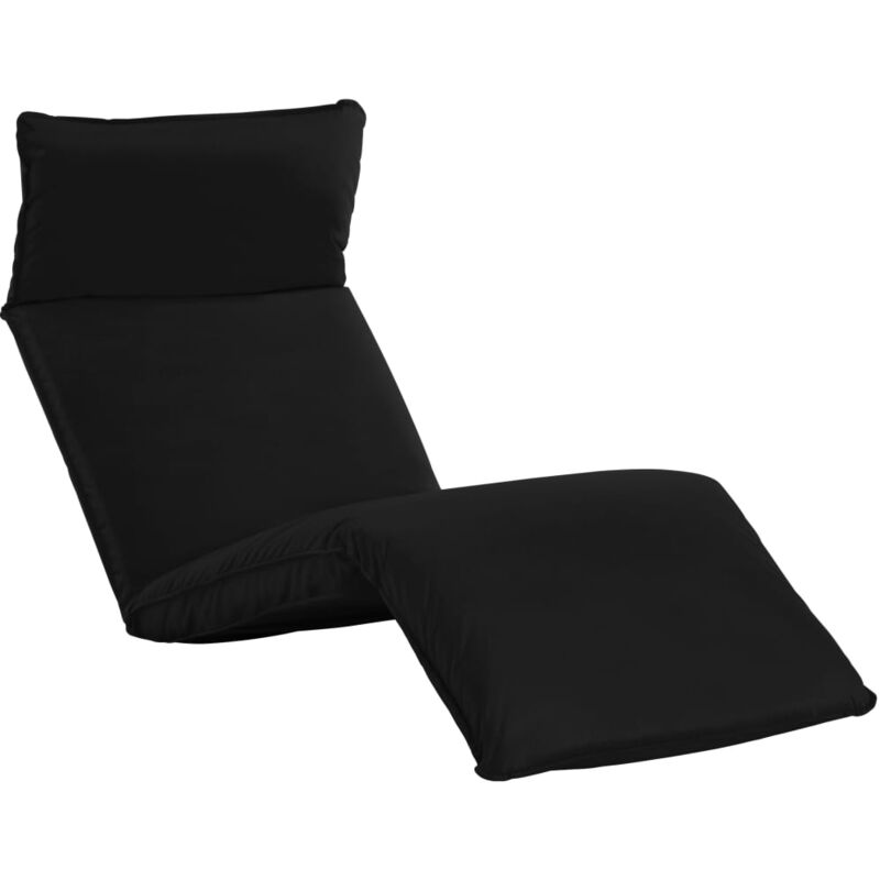 Vidaxl - Chaise longue pliable Tissu Oxford Noir