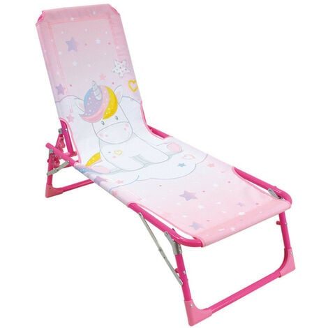 Chaise Enfant Licorne en Bois Blanc BLUSHI