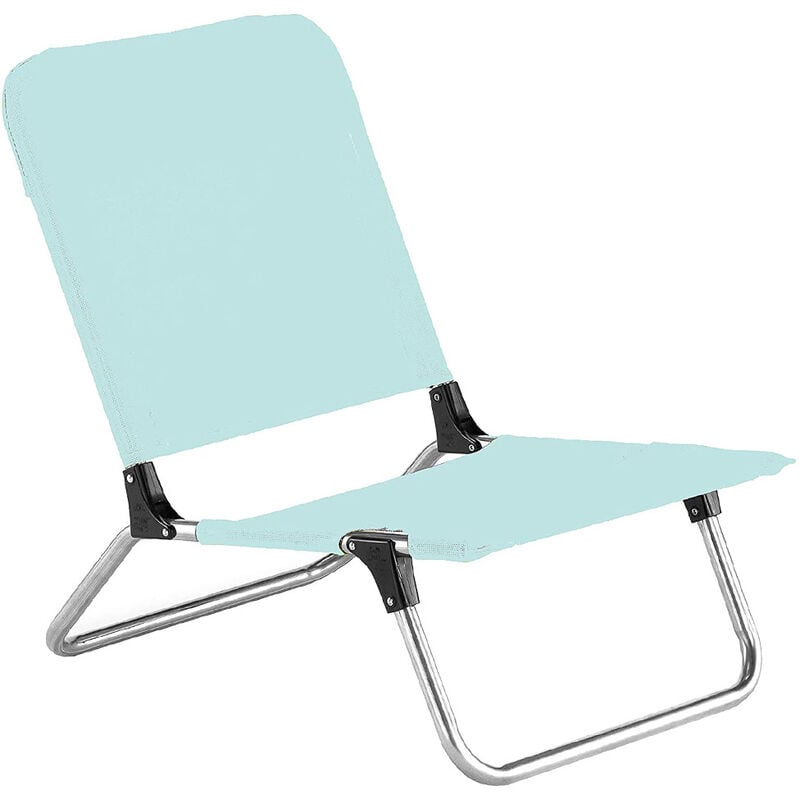 Fiam - Chaise longue rapide en aluminium avec tissu blanc aqua 022tx biaq