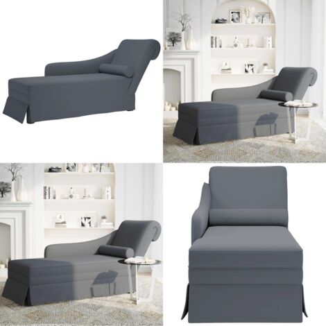 Chaise longue respaldo reposabrazos derecho terciopelo - Chaise lounge - Respaldo