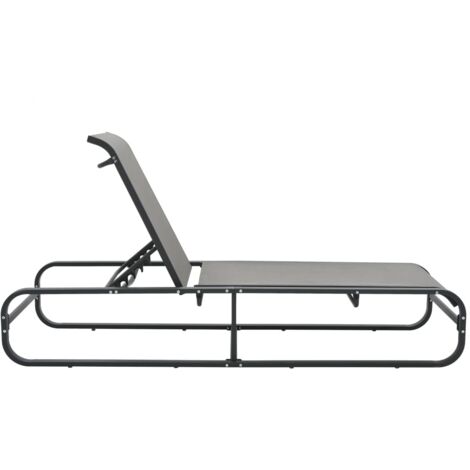 Chaise longue  Transat  Bain de soleil Aluminium et textilène