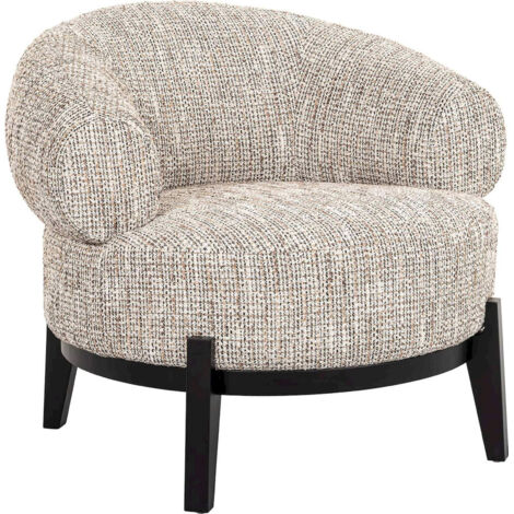 Chaise Lounge Montana Nature Chic - Beige tissé naturel