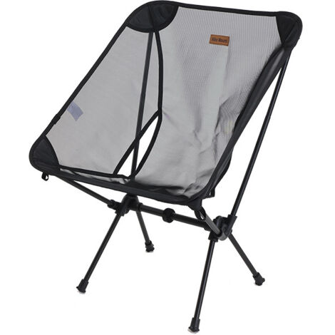 chaise lune aerée en aluminium exterieur pliante pour camping et loisirs leger pour plage et peche portable avec sac de rangement