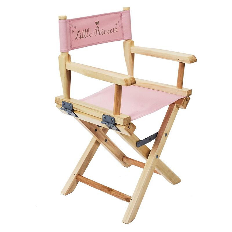 Chaise Directeur Enfant Rose Home Deco Kids