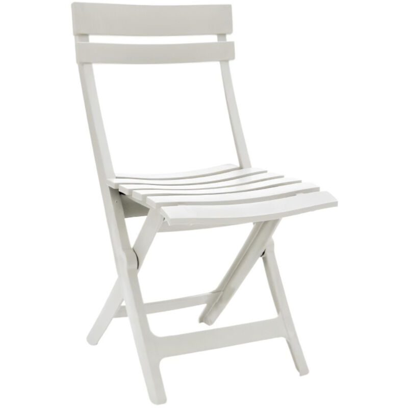 GROSFILLEX Chaise pliante Miami - Blanc GROSFILLEX Chaise pliante Miami - Blanc