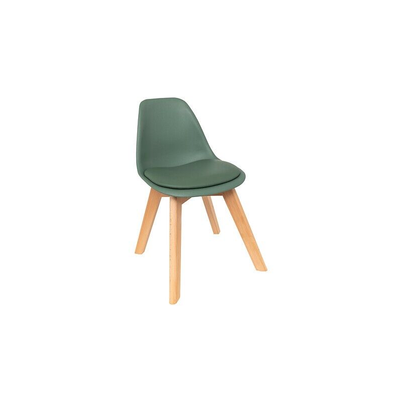 Chaise Pour Enfant Baya Polypropylène Verte Atmosphera For Kids