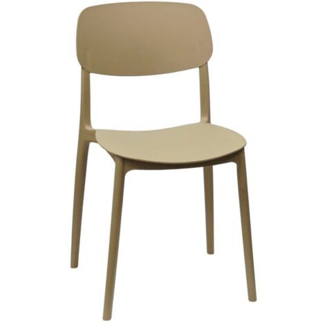 WS DESIGN Chaise moderne en polypropylène Sand Restaurant Mod. Ortigia