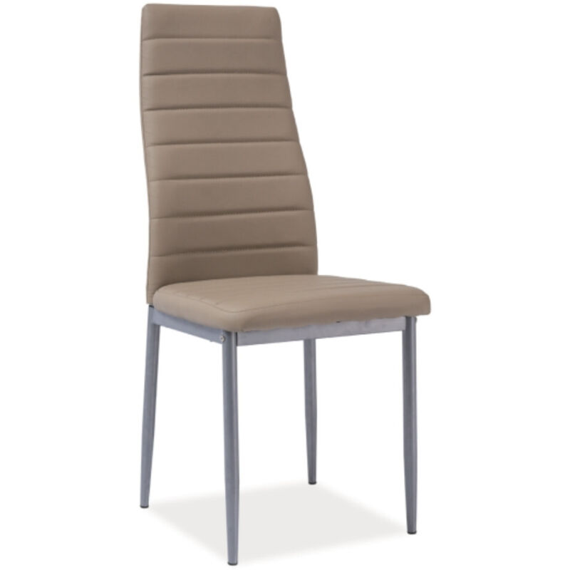 Ac-deco - Chaise moderne - H261 Bis - 40 x 38 x 96 cm - Taupe - Livraison gratuite