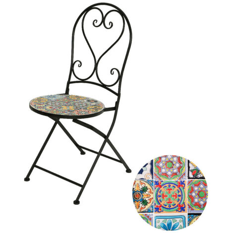 Chaise Mosaique Modèle Praga, Usage Extérieur. - OEM