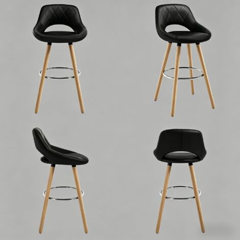 Chaise multifonctionnelle avec dossier pour salle à manger et chaise de bar,adaptée cuisine,bar et bijouterie. Vendu à l’unité.