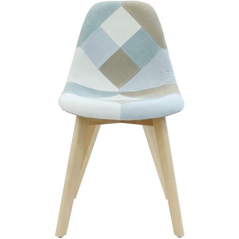 Chaise scandinave Patchwork (Lot de 2)
