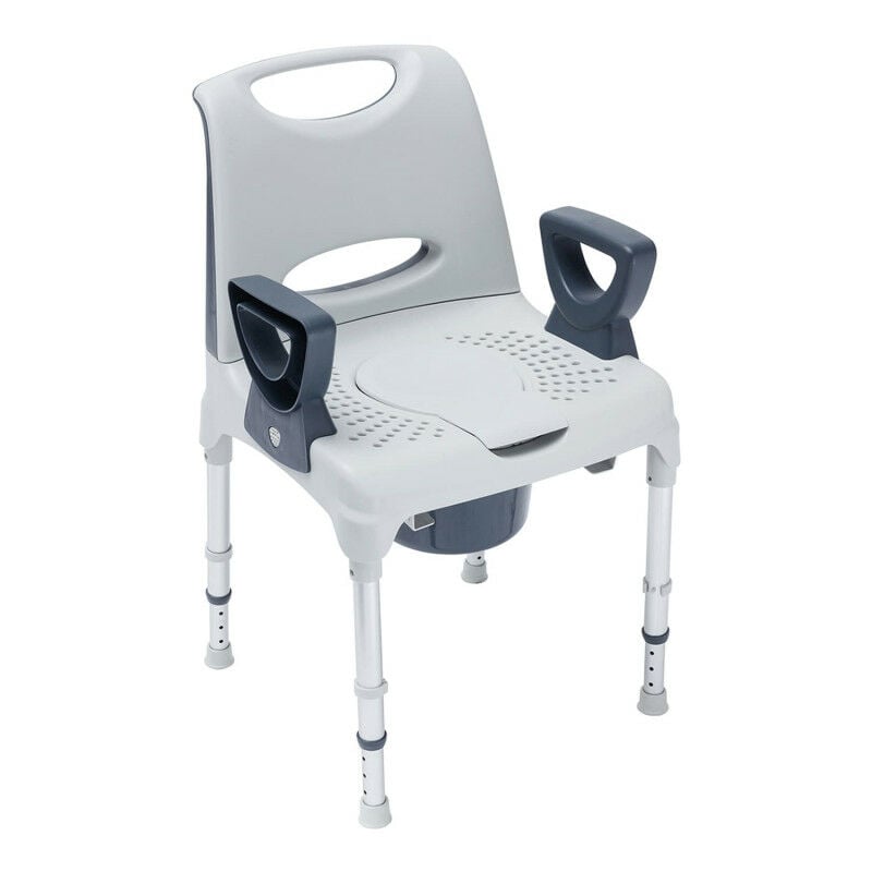 Chaise percée de douche Pico Commode Invacare 42 à 57,5 cm Blanc Chaise percée de douche Pico Commode Invacare 42 à 57,5 cm Blanc