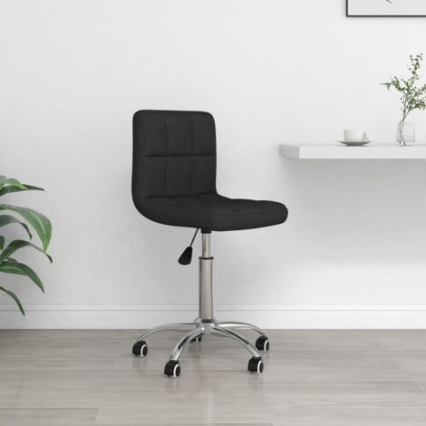 Chaise pivotante de bureau, Fauteuil de bureau Ergonomique Noir Tissu WFE332802 DESIGN IN