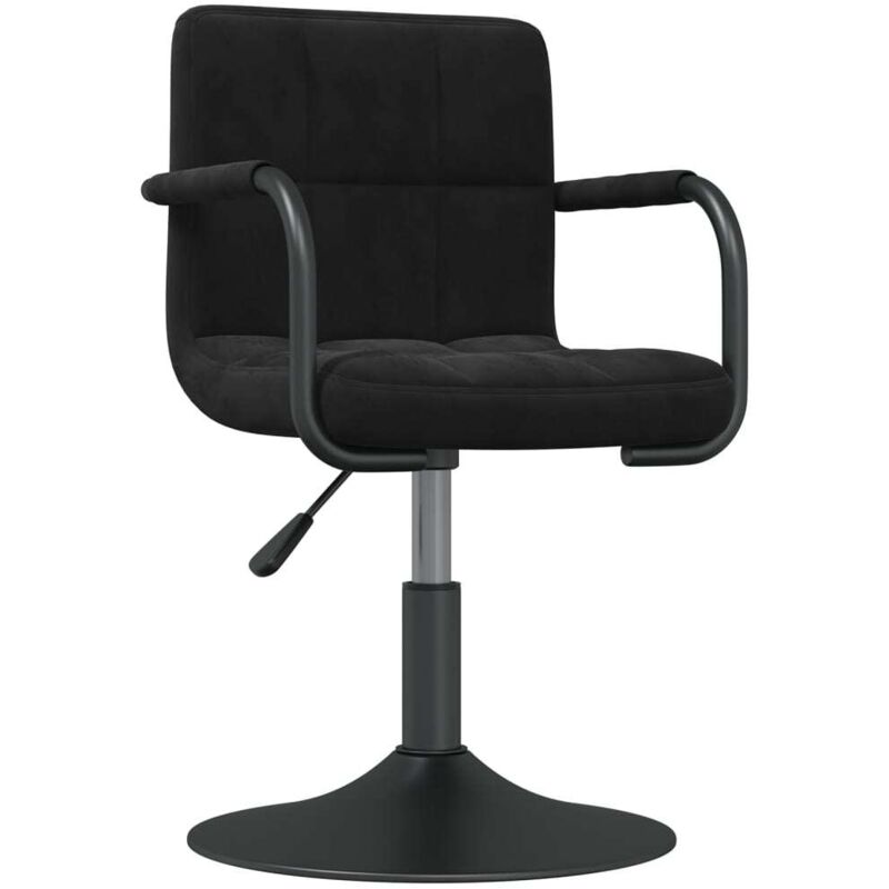 Vidaxl - Tabouret de bar Noir Velours