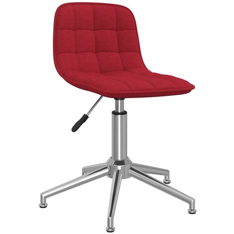 Chaise Pivotante de Bureau Tissu Siège d'Ordinateur Maison Multicolore