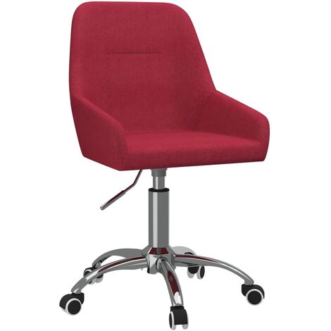 vidaXL Chaise Pivotante de Bureau Tissu Fauteuil d'Ordinateur Multicolore