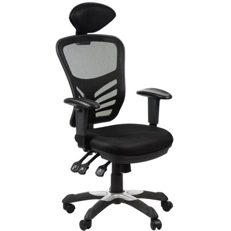 Chaise pivotante HG-0001H NOIR