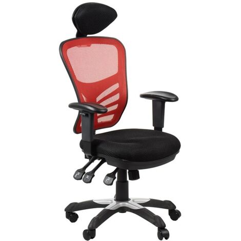 Chaise pivotante HG-0001H ROUGE