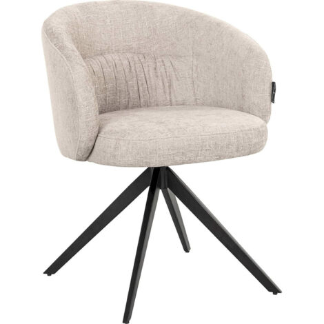 Chaise pivotante Olivia design naturel - Beige naturel