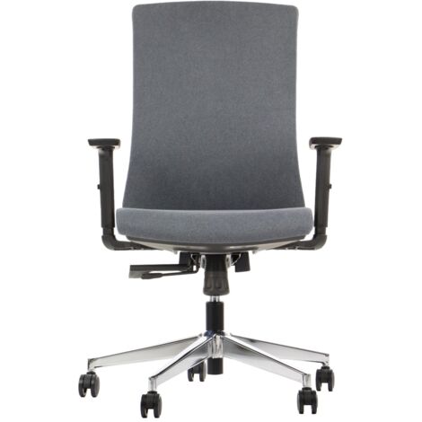 Chaise pivotante PREMIUM TONO base chrome graphite