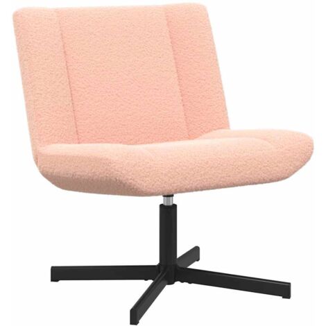 Chaise pivotante Rose 63 x 75 x 76 cm Peau de mouton CFW181762
