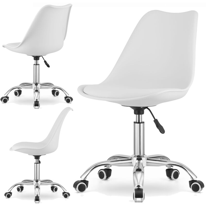 Chaise pivotante VIENA - blanc