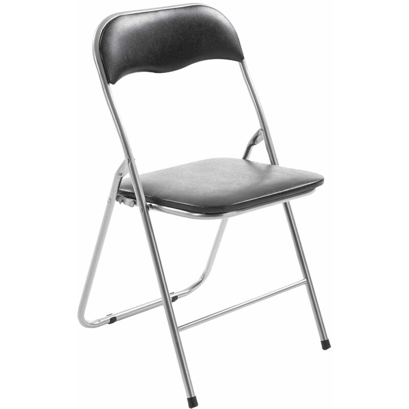 CLP - Chaise pliable Felix Noir / Argent