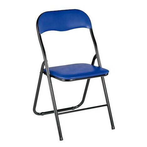 Chaise pliante Collectivités bleue - Lot de 2 - Maxiburo