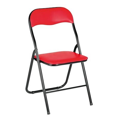 Chaise pliante Collectivités rouge - Lot de 2 - Maxiburo