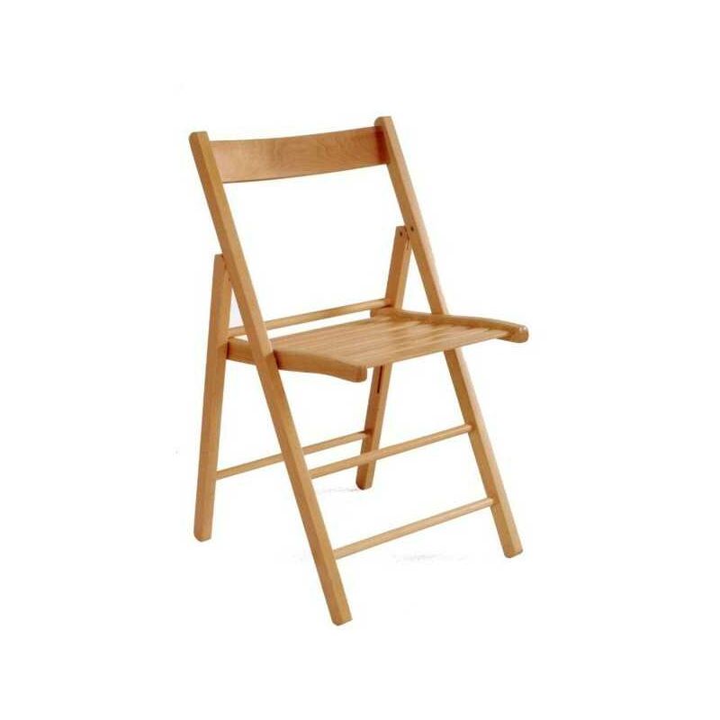 Vette - Chaise pliante en bois Hêtre Brasserie