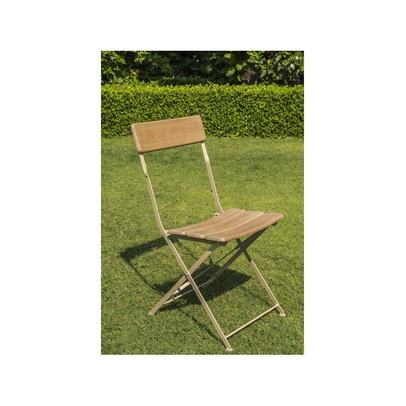 Chalet&jardin - chaise pliante en robinier ceruse