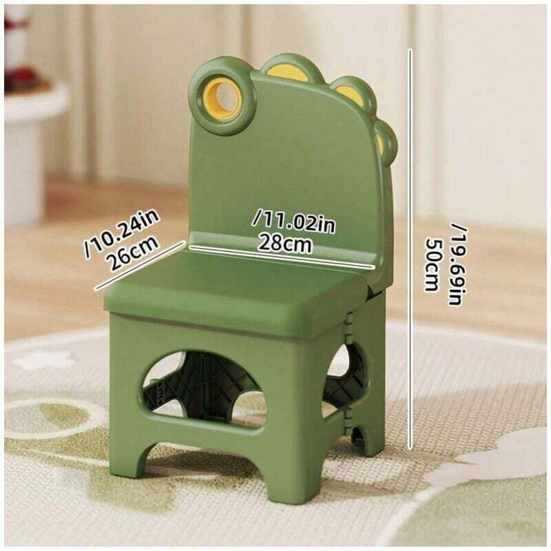 Chaise pliante ergonomique rembourrée monobloc avec - design mignon de lapin de dessin animé, tabouret pliant peu encombrant adapté à une utilisation