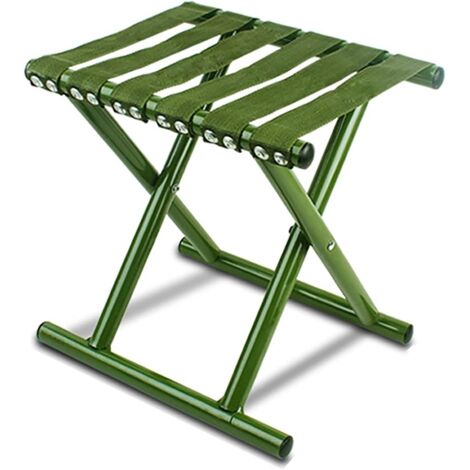 Chaise Pliante extérieure Tabouret de pêche ménage Mazar Tabouret Pliant pêche Mazar Tube en métal